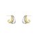 Georg Jensen - Curve, Yellow Gold - Earrings, Size S 10017501