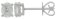 Guest and Philips - Lab Grown Diamond Set, White Gold - 9ct D80pt 2st Stud Earrings 09EASD96303