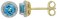 Guest and Philips - Topaz Set, Yellow Gold - White Gold - 9ct D 3pt 8st & 2st BT Rnd Stud Earrings, Size 5mm 09EASG85159
