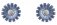 Georg Jensen - Daisy, Enamel Earstud 20001544