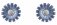 Georg Jensen - Daisy, Enamel Earstud 20001544