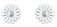 Georg Jensen - Daisy, Enamel Earstud 20001540