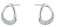 Georg Jensen - Offspring, Diamond Set, Sterling Silver - D 0.19ct Earstuds 10015849