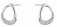 Georg Jensen - Offspring, Diamond Set, Sterling Silver - D 0.19ct Earstuds 10015849
