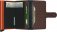 Secrid - Miniwallet, Aluminium Wallet MOp-Brown-Orange