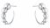 Georg Jensen - Grape, Sterling Silver Hoop Earrings 20001006