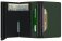 Secrid - Slimwallet, Aluminium Wallet SM-Green-Black