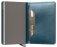 Secrid - Slimwallet, Aluminium Wallet SDu-Teal