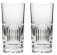 Royal Scot Crystal - Art Deco, Glass/Crystal - Pres Box 2 Tall Tumblers, Size 148mm 14oz 35cl ADB2TT
