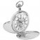 Woodford - Stainless Steel, Case and Chain Mechanical Pocket Watch, Size 50mm