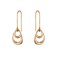 Georg Jensen - Offspring, Rose Gold Drop Earrings