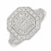 Guest and Philips - Platinum and Diamond Cluster Ring - PLRIDI91073