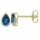 Guest and Philips - Topaz Set, Yellow Gold - White Gold - 9ct BT 2st D 1pt 2st Earrings 09EASG86256