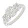 Guest and Philips - 1ct 21St Diamond Set, Platinum - Cluster Flower Ring, Size N PLRIDI81947