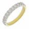 Guest and Philips - Diamond Set, Yellow Gold - White Gold - 9ct 75pt 12st D HET Ring, Size O 09RIDI67105