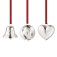Georg Jensen - Ball, Bell Heart, Palladium Plated Christmas Dec 10020125