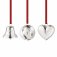 Georg Jensen - Ball, Bell Heart, Palladium Plated Christmas Dec 10020125