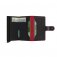 Secrid - Miniwallet, Aluminium Wallet MPf-Black-Red