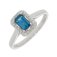 Guest and Philips - Topaz Set, White Gold - 9ct BT 1st Ring, Size N 09RIDG87729