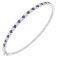 Guest and Philips - Diamond Set, Platinum - D1ct 13st Celyon Sapp 13st Bangle PLBADG87164