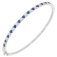 Guest and Philips - Diamond Set, Platinum - D1ct 13st Celyon Sapp 13st Bangle PLBADG87164