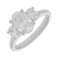Guest and Philips - Lab Grown Diamond Set, Platinum - LG 2ct 3st F VVS2 3 Stone Ring, Size N PLRIDI96734 CERT247