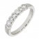 Guest and Philips - Dia 0.43H/I Set, White Gold - 18ct 7 stone HET Ring, Size N