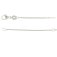 Guest and Philips - Fine Rolo, Platinum - Fine Chain, Size 18-20