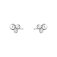 Georg Jensen - Grape, Diamond Set, Sterling Silver - D 0.07ct Earstuds 20000712