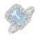 Guest and Philips - 8X6, Aquamarine Set, Platinum - DIAMOND 33CT RING PLRIDG87209