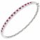 Guest and Philips - D 1ct 15st Ruby 14st Set, White Gold - 9ct OPM Bangle 09BADG87185