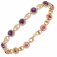 Guest and Philips - 9CT, Rhodolite Set, Rose Gold - GARNET BRACELET 09BRDG87212