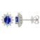 Guest and Philips - Sapphire Set, Platinum - D 33pt 24st Cel Sapp Stud Earrings PLEASG86439