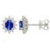 Guest and Philips - Sapphire Set, Platinum - D 33pt 24st Cel Sapp Stud Earrings PLEASG86439