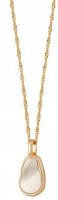 Daisy - Mother of Pearl Set, Yellow Gold Plated - Neckalce SN05-GP