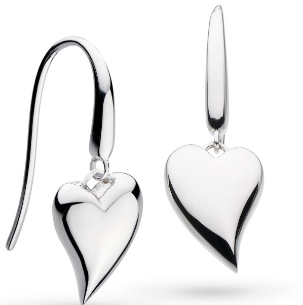 Eros Double Open Heart Drop Earrings