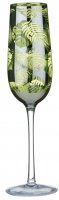 Guest and Philips - Tropical Leaves, Glass/Crystal 2 Champage Flutes ART30109 ART30109 ART30109