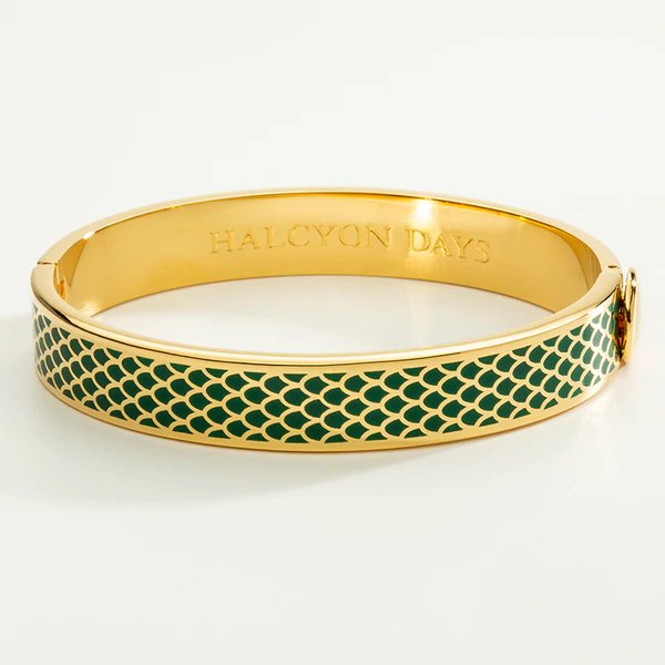 Halcyon Days Bee Sparkle Trellis Bangle