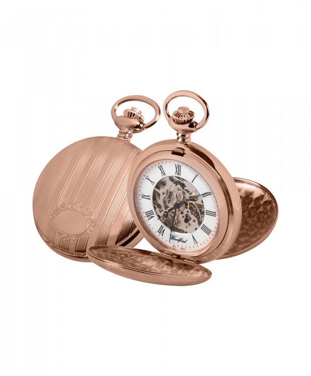 Rose gold outlet pocket watch