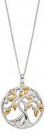 Gecko - Sterling Silver Tree of Life Pendant P4832