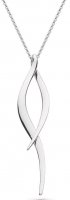 Kit Heath - Entwine Twine, Rhodium Plated - Sterling Silver - Twist Grande Necklace, Size 30" 90224RP