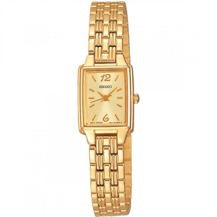 gold plated watch ladies