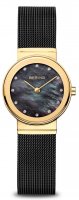 Bering - Classic, Yellow Gold Plated - Stainless Steel - MOP Quartz Watch, Size 26mm 10126-132