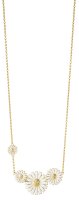 Georg Jensen - Daisy, Yellow Gold Plated 4 Flower Necklace 20001666