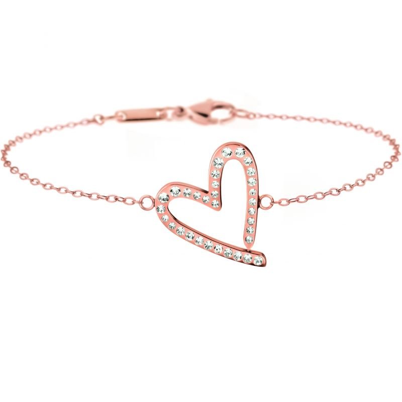 Calvin Klein - Joyous, Cubic Zirconia Set, Stainless Stee and PVD Rose ...