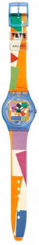 Swatch - Matisse's Snail, Plastic/Silicone - Quartz Watch, Size 41mm SO28Z127C