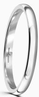 B and N - Platinum - Wedding Band, Size L 2.5mm AN2-5