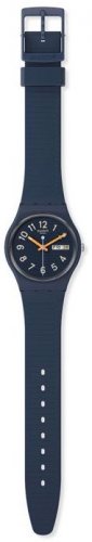 Swatch - Trendy Lines At Night, Plastic/Silicone Quartz Watch SO281700