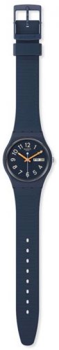 Swatch - Trendy Lines at Night, Plastic/Silicone - Quartz Watch, Size 34mm SO281700