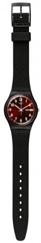 Swatch - Sir Red, Plastic/Silicone Quartz Watch SO28B704